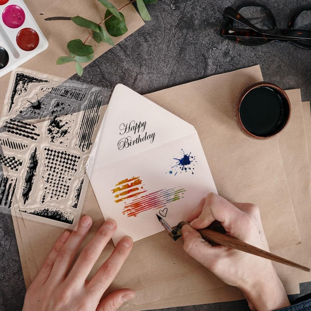 Artwork Craft - Vintage Grunge Texture Clear Stempels voor