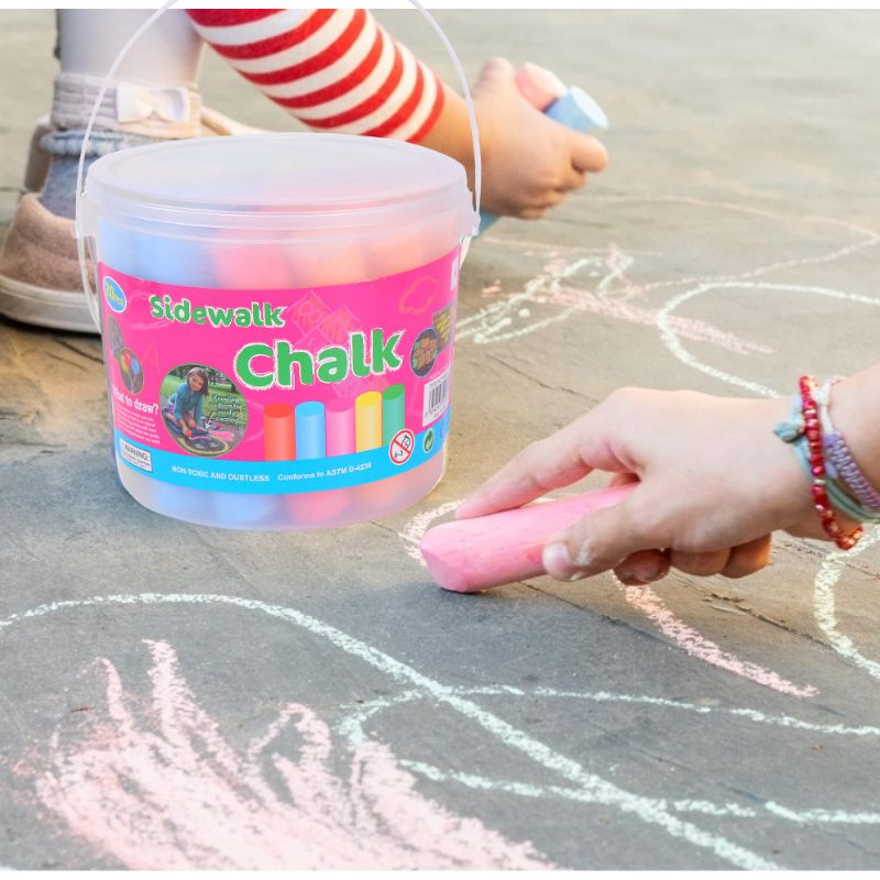 Art Craft Jumbo - Wasbaar Jumbo Stoepkleuren Krijt voor kinderen