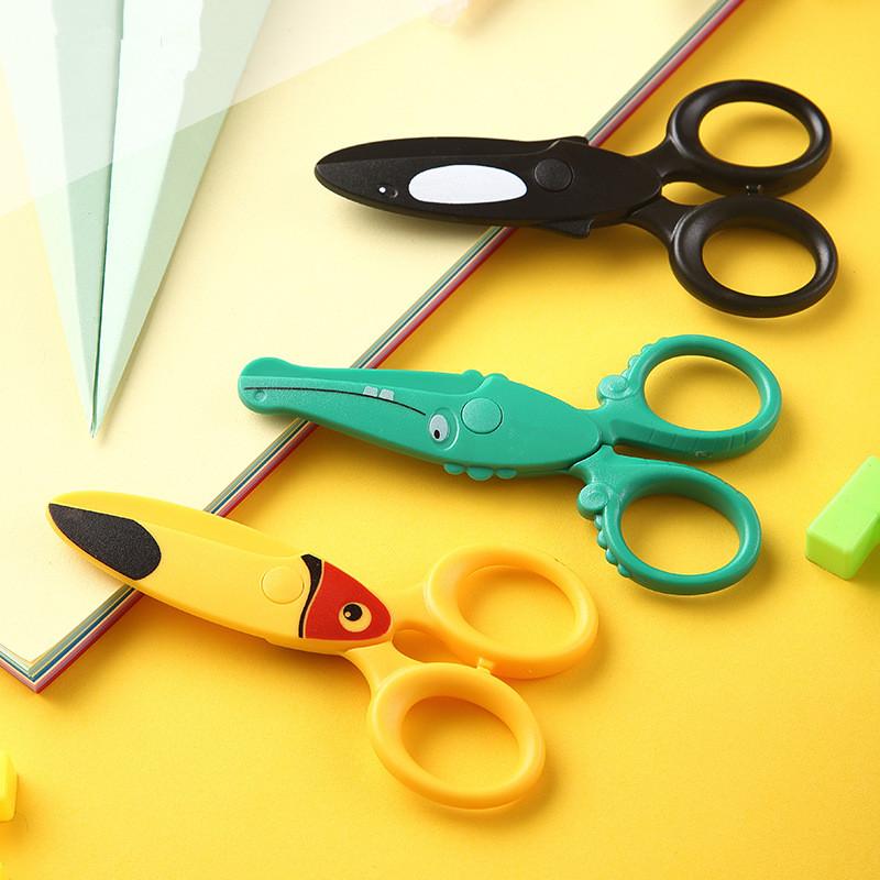 Art Craft For Preschool - 3 stuks kinderschaartjes van plastic, schattige