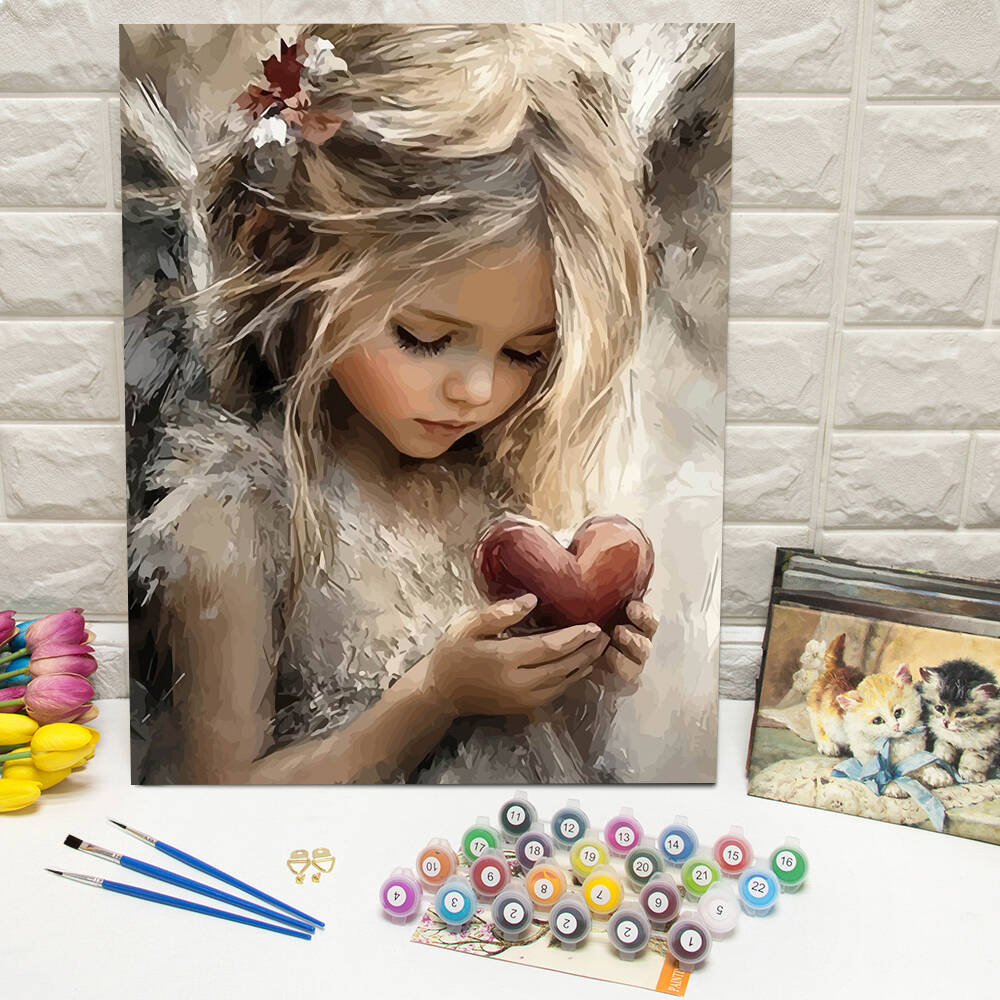 Art Craft Gifts For Adults - Olieverfschilderij van nummers Berglandschap DIY Digitaal