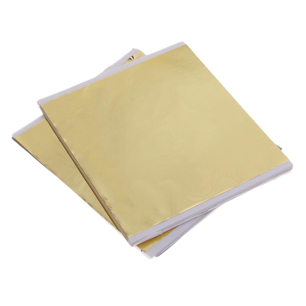 100x 14cm bladgoud vellen verg - Art Craft With Paper recensie en prijs