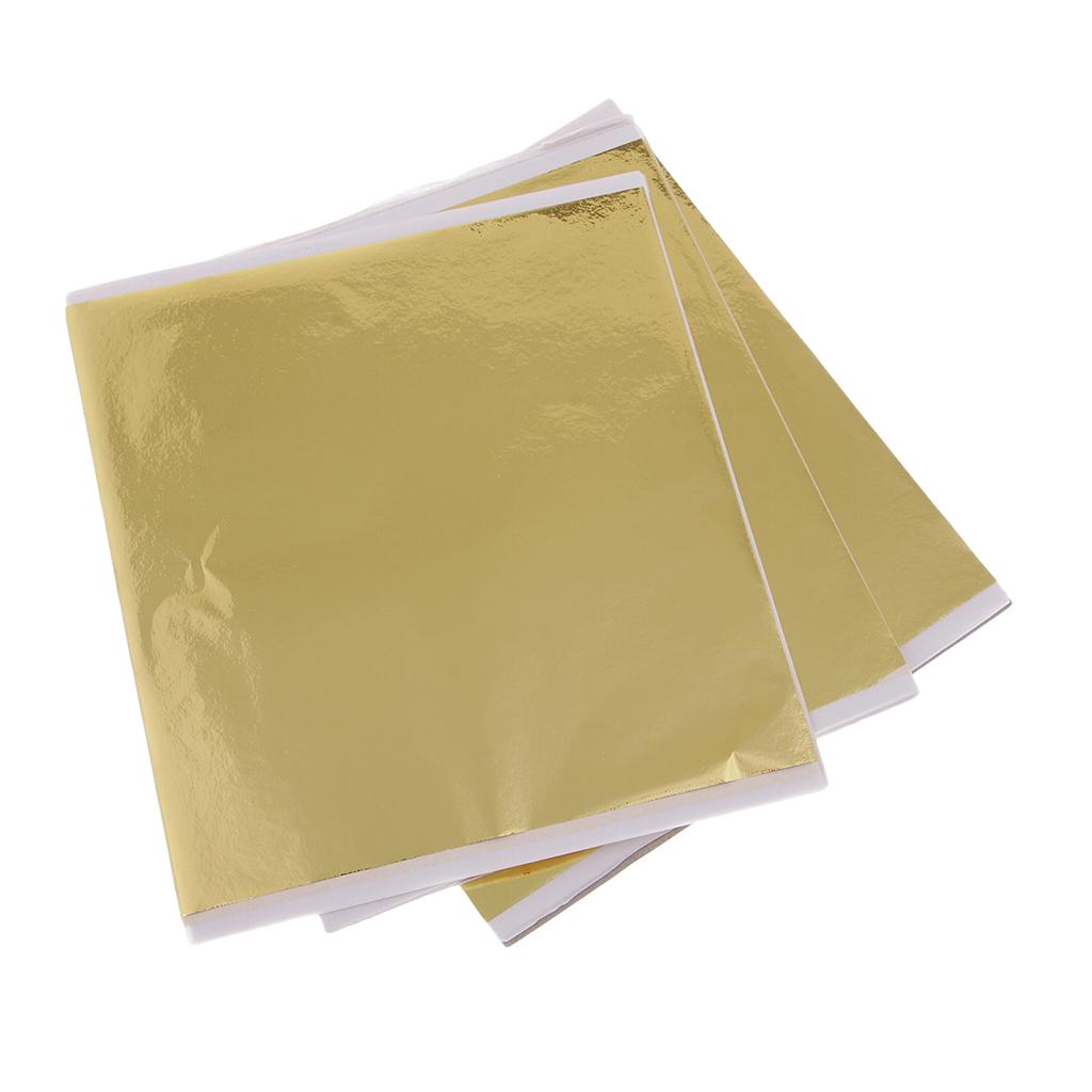 100x 14cm bladgoud vellen verg - Art Craft With Paper recensie en prijs