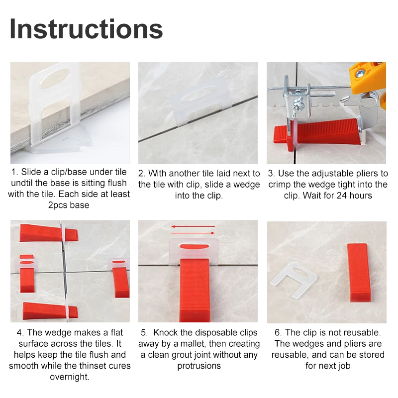 100 stuks 1/1,5/2/2,5/3mm kera - Mosaic Tile Supply recensie en prijs