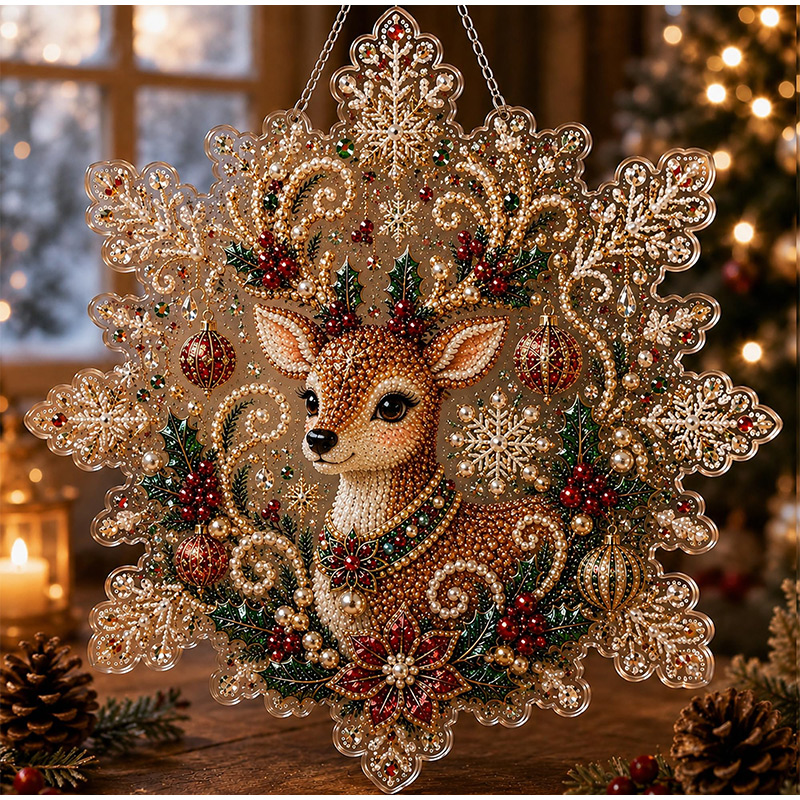 DIY Kerst Parel Diamant Schild - Craft Art Set recensie en prijs
