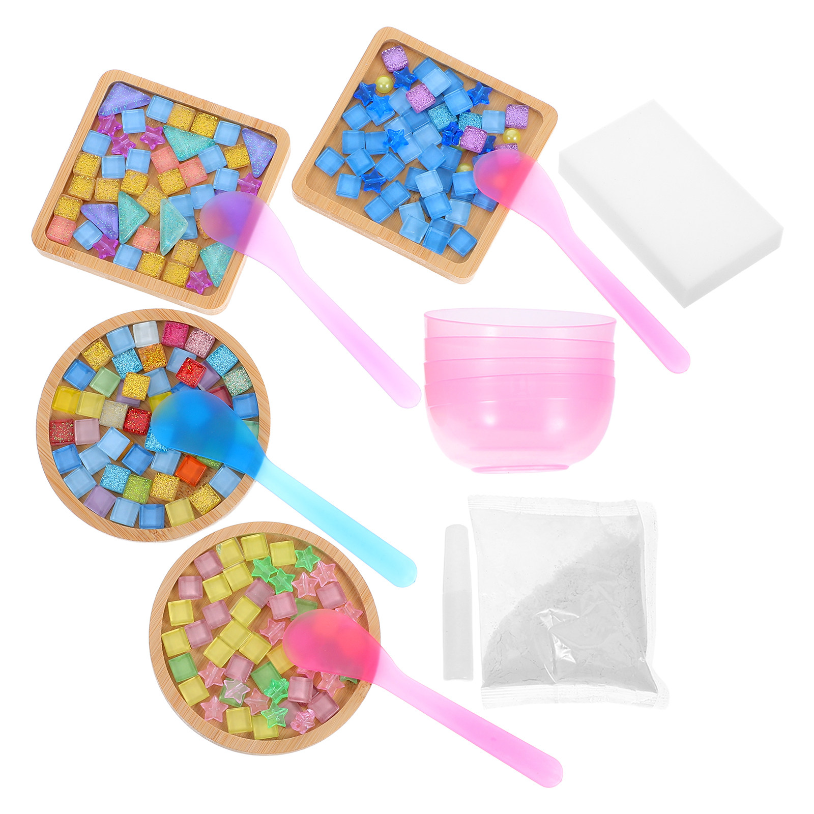 4 sets mozaïek knutselsets DIY - Mosaic Tile Supply recensie en prijs