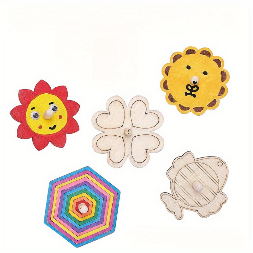 16-delige houten draaitoppen k - Art Craft Ideas For Kids recensie en prijs