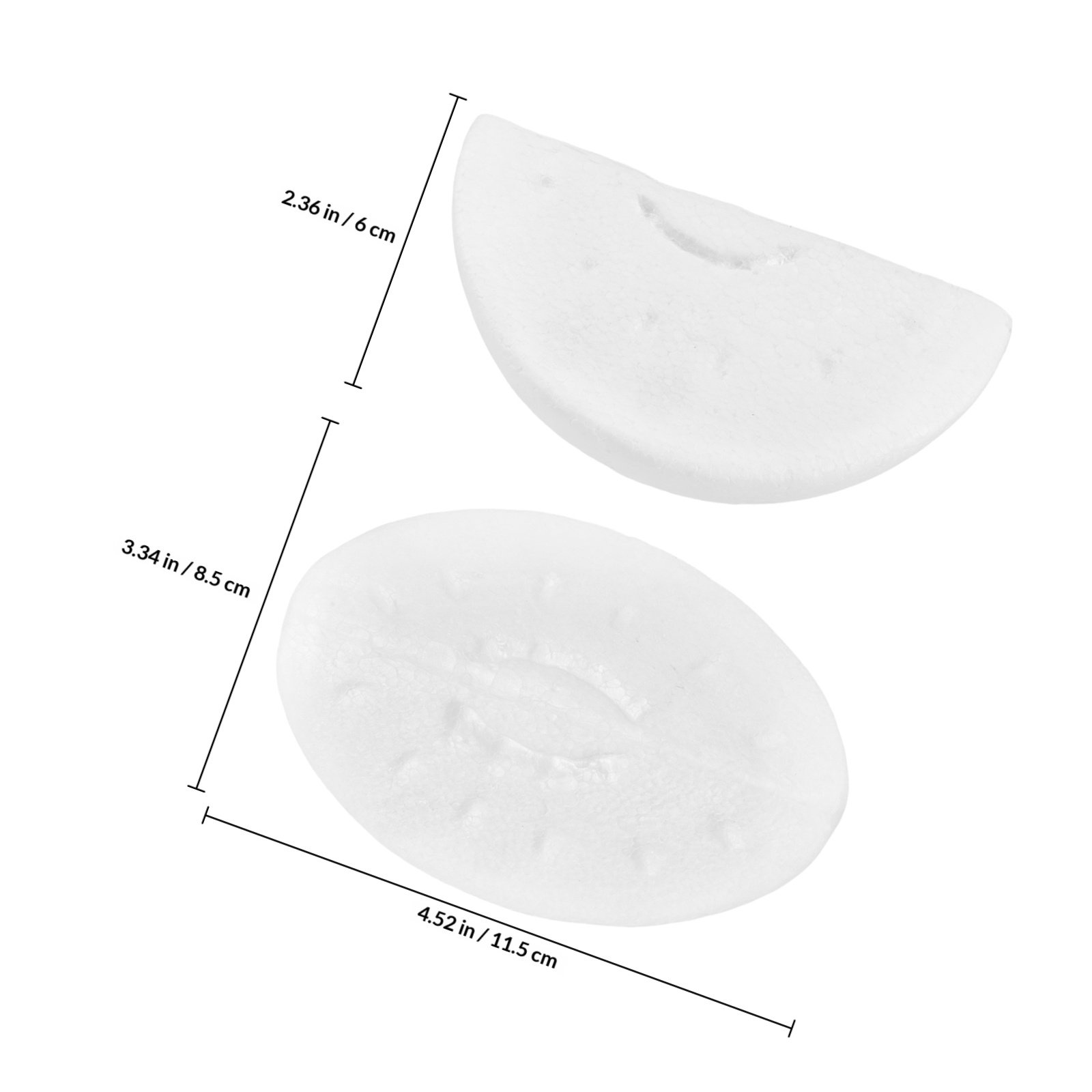 4 stuks witte schuim watermelo - Art Craft Vegetables recensie en prijs